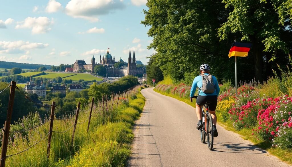 cycling cross-border transport from Germany